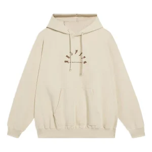 Li-Ning BadFive Cartoon Graphic Hoodie 'Light Brown' AWDT091-6