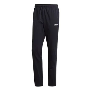 adidas Knitted Running Casual Sports Long Pants Men Black DU0378