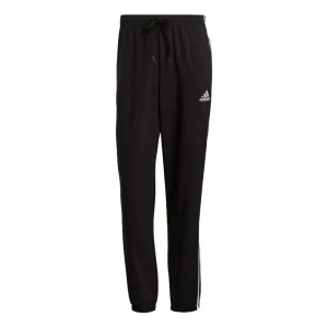 adidas Stripe Loose Straight Training Sports Pants Black GK8982