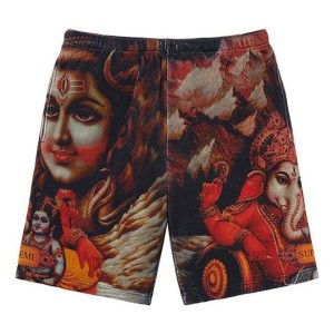 Supreme FW19 Week 13 Ganesh Waffle Short Black SUP-FW19-10692