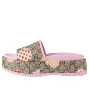 (WMNS) Gucci Rubber GG Slide 'Les Pommes' 664214-22K20-8961
