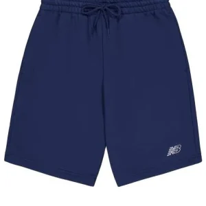 New Balance NB Logo Cotton Short Asia Sizing 'Blue' MS41519-NNY
