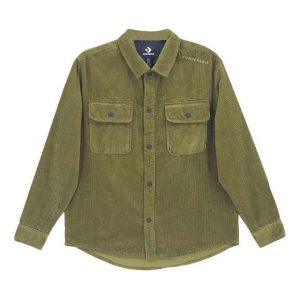 Converse Overhead Shirt Jacket Asia Sizing 'Olive Green' 10019954-A11