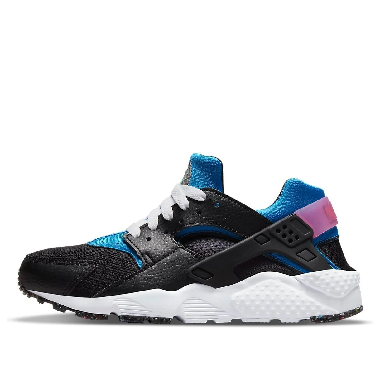 (GS) Nike Huarache Run 'Black Light Photo Blue' DR0166-001