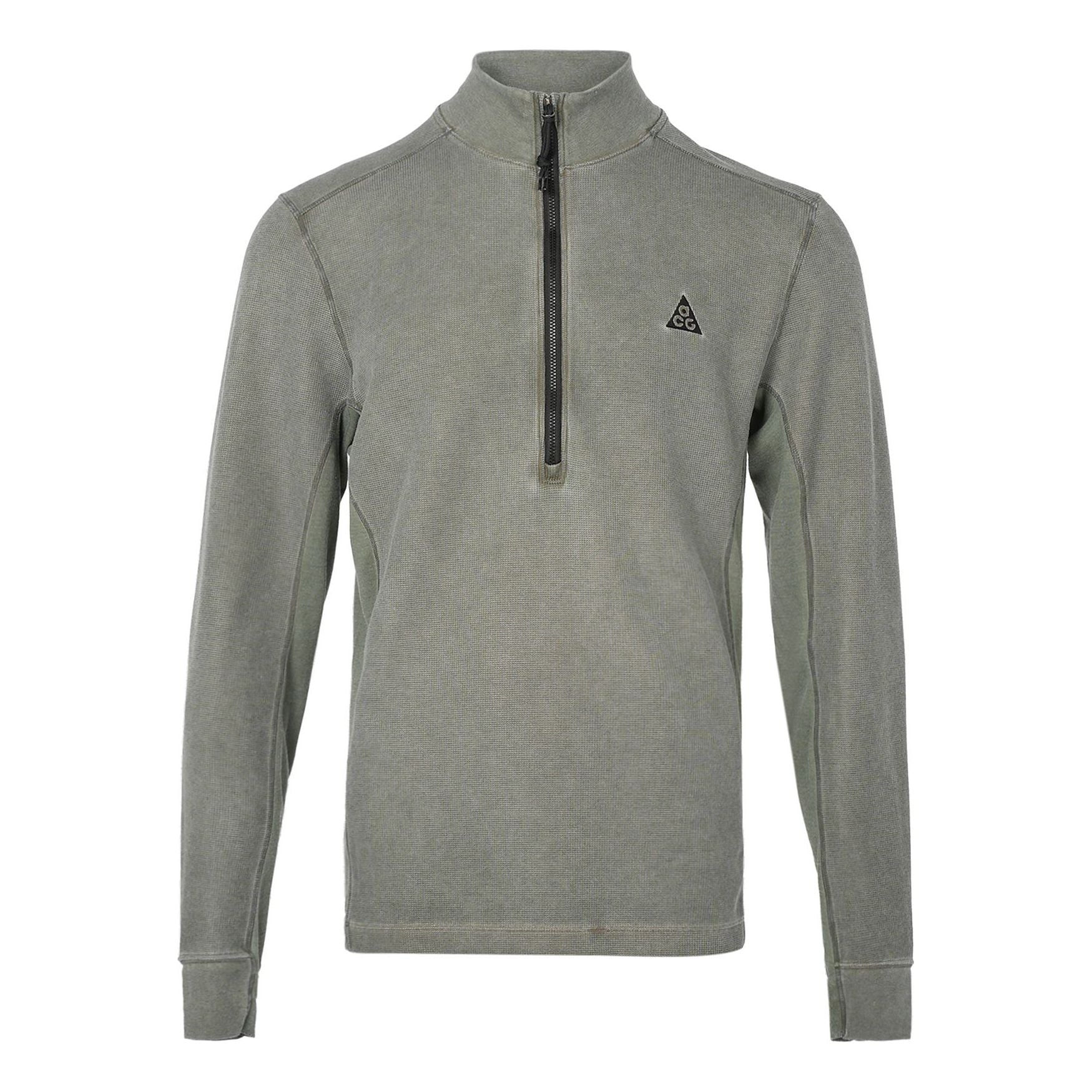 Men's Nike x ACG Zipper Cardigan Sports Long Sleeves Gray T-Shirt DM6223-325