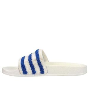 adidas adilette Slides 'White Blue' BB9279