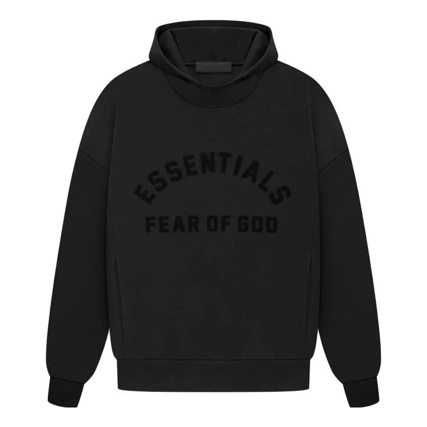 Fear of God Essentials SS23 Arch Logo Hoodie 'Jet Black' 192SP232050F