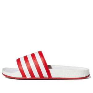 adidas Adilette Boost Slides 'Scarlet' FX5895