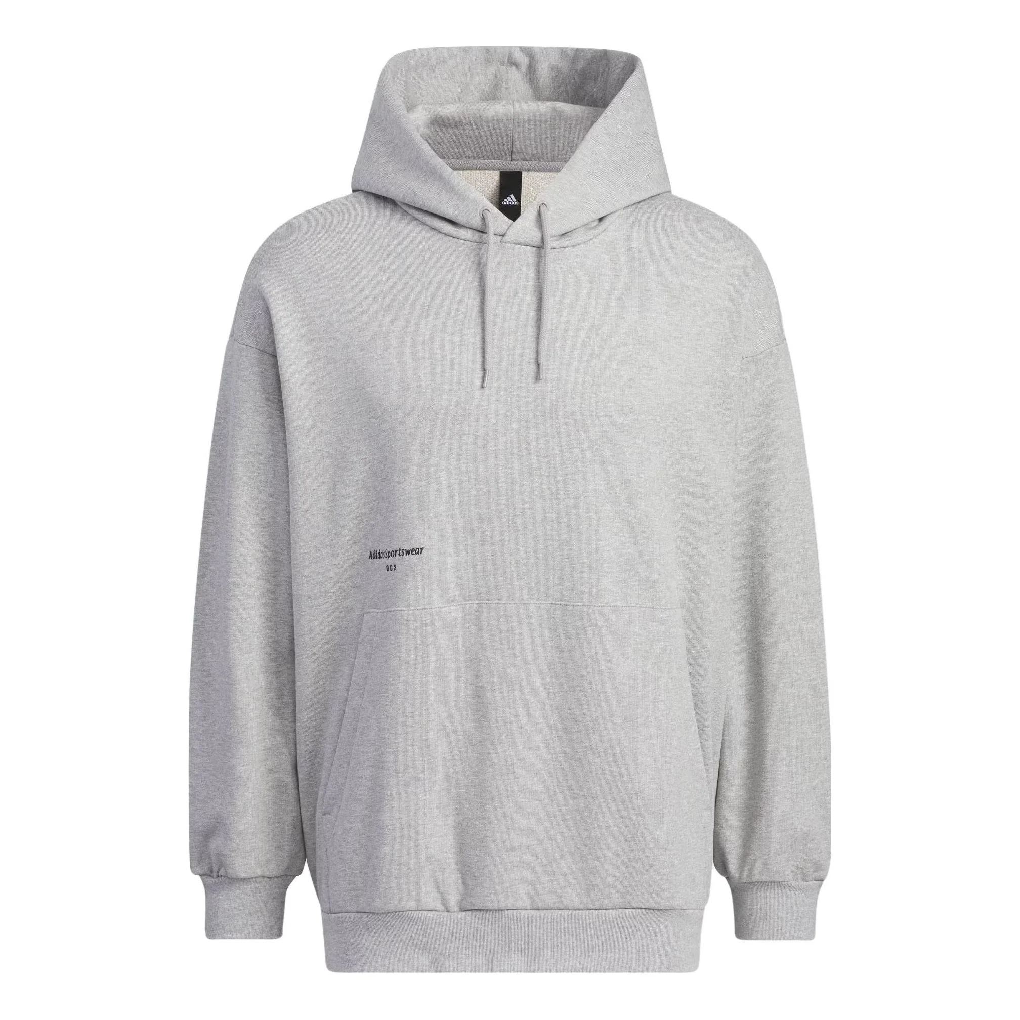 adidas Small Logo Hoodie 'Medium Grey Heather' IZ1607