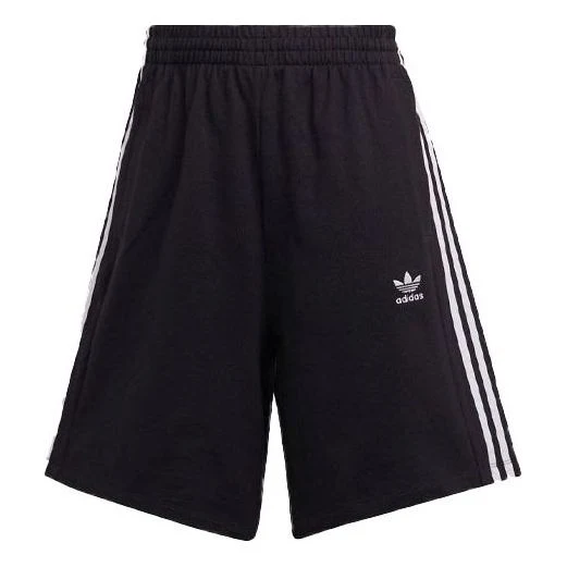 (WMNS) adidas Bermuda Shorts Asia Sizing 'Black White' HM2137