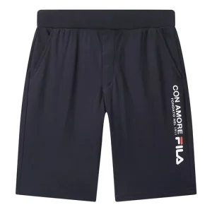 FILA Logo Alphabet Printing Sports Shorts Blue F11M028609F-NV