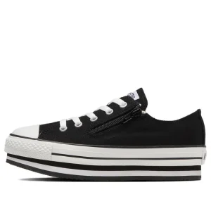 (PS) Converse Chuck Taylor All Star N CHUNKYLINE Z Ox 'Black and White' 37302471
