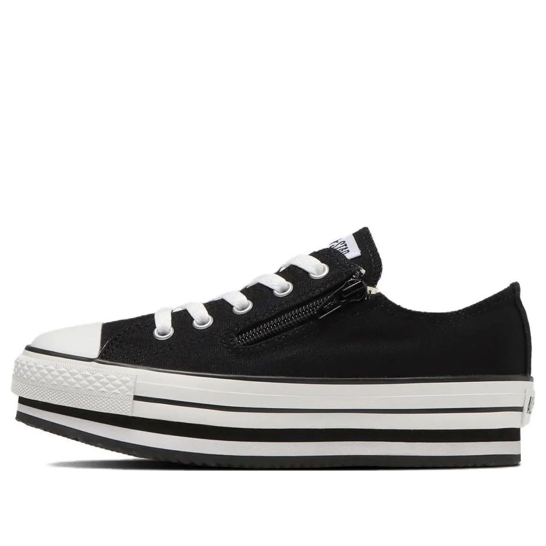 (PS) Converse Chuck Taylor All Star N CHUNKYLINE Z Ox 'Black and White' 37302471