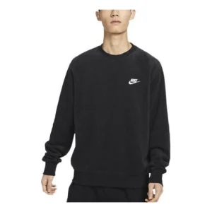 Nike Long-Sleeved Tops Club Sweatshirts 'Black' FB4980-010