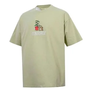 Converse Road Trip T-Shirt Asia Sizing 'Olive Aura' 10023266-A03