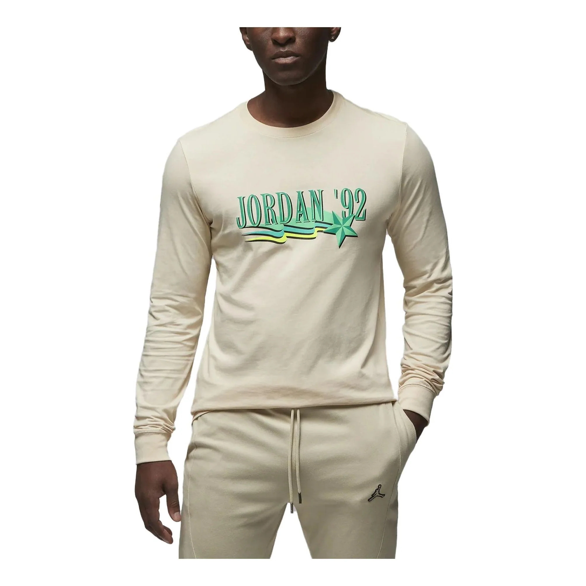 Air Jordan '92 Long Sleeve T-shirt 'Beige' DV1469-219