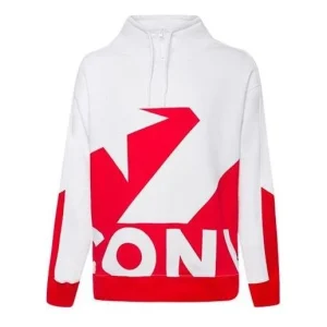 Converse Printed Funnel Neck Sweatshirt Asia Sizing 'Red' 10019472-A02
