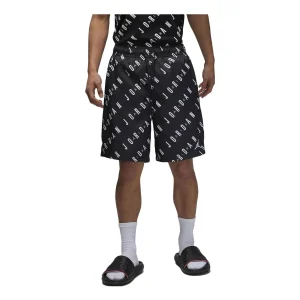 Air Jordan Essentials Poolside Shorts 'Black White' DX9674-010