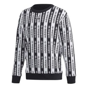 adidas originals D Crew Colorblock Stripe Sports Black White FM2292
