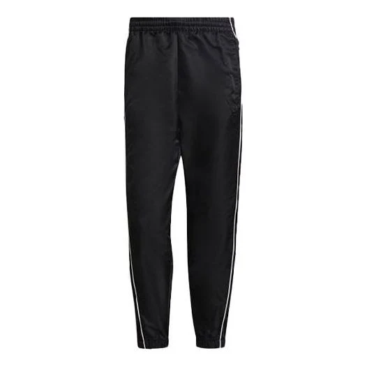 adidas originals Blue Version Series Side Zipper Sports Long Pants Black HB1695