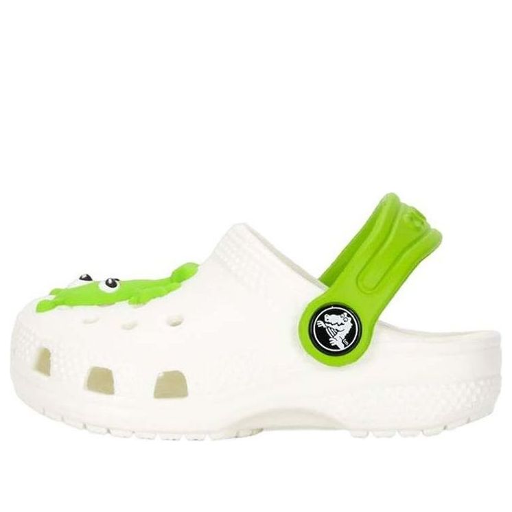 (TD) Crocs Classic Glow Alien Clog 'White Green' 208653-90H