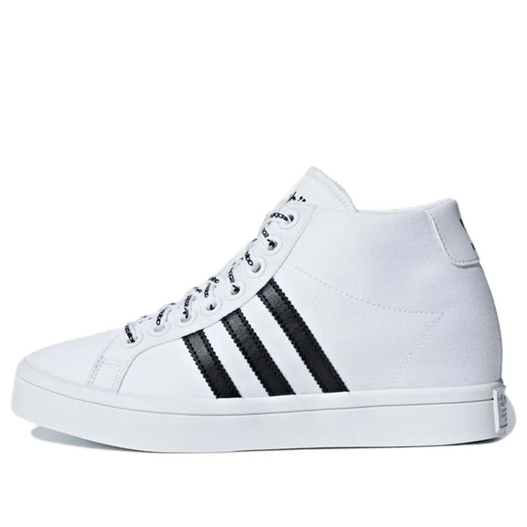 (WMNS) adidas originals Courtvantage Heel 3ST 'White Black' F36311