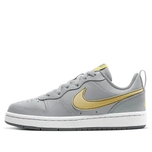 (GS) Nike Court Borough Low 2 'Gray Gold' BQ5448-013