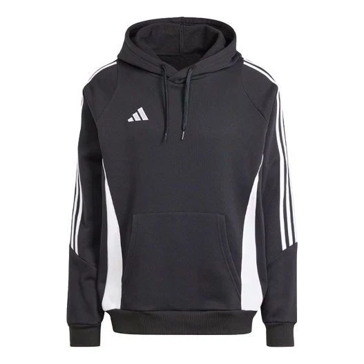 adidas Tiro 24 Sweat Soccer Hoodie Asia Sizing 'Black White' IJ7673