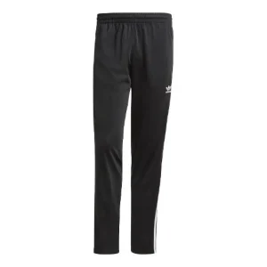 Men's adidas originals Logo Pattern Loose Straight Sports Pants/Trousers/Joggers Black GN3517