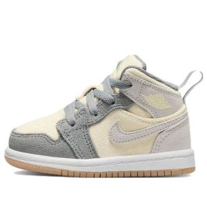 (TD) Air Jordan 1 Mid SE 'Coconut Milk Particle Grey' DN4344-100