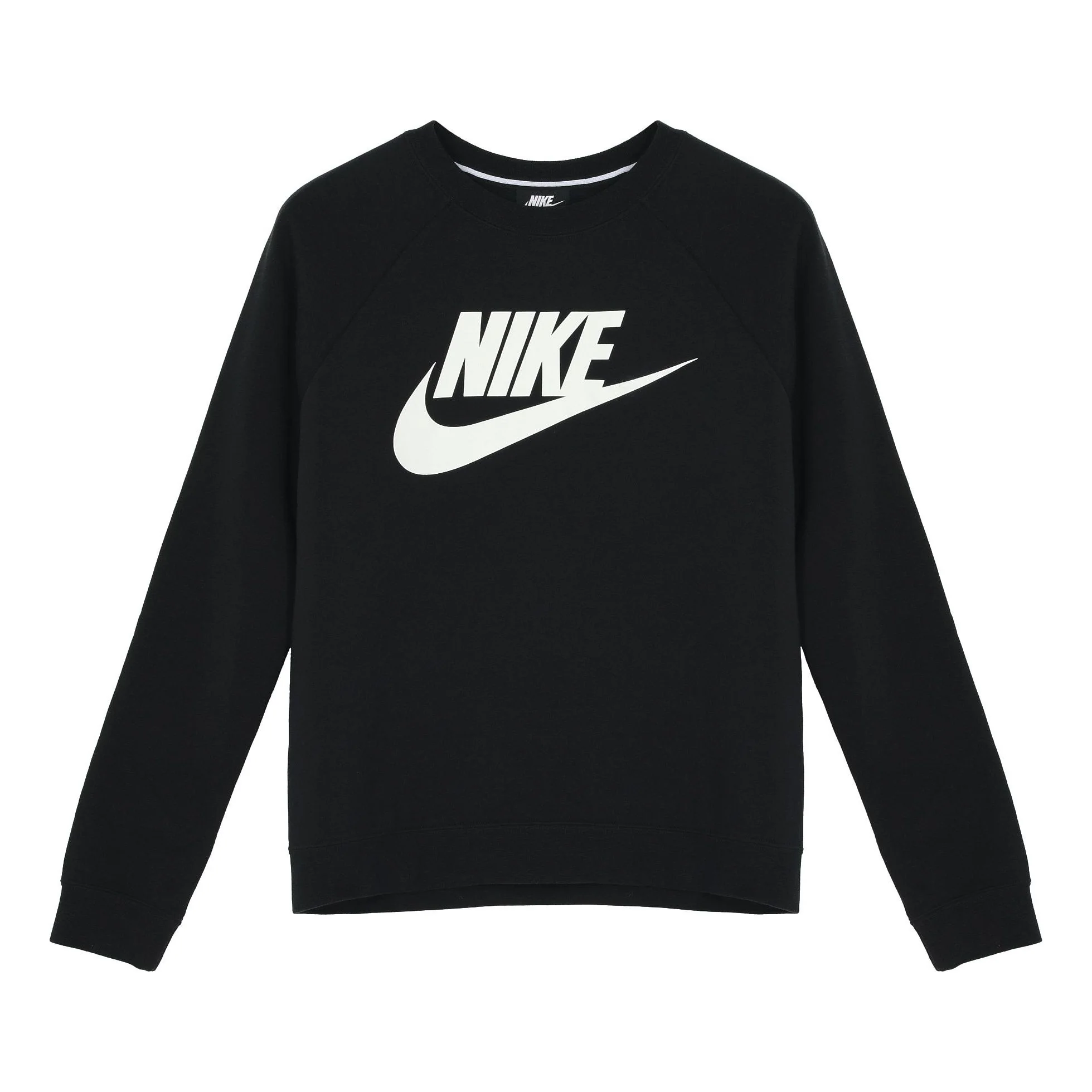 (WMNS) Nike Round-neck Sports Sweatshirt 'Black' CI1178-010