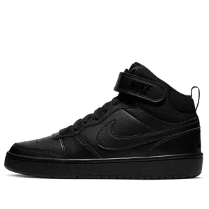 (GS) Nike Court Borough Mid 2 'All Black' CD7782-001