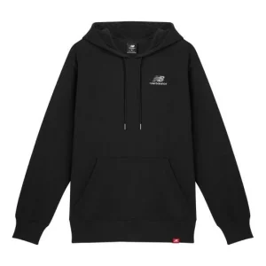 New Balance Embroidered Logo Sports Pullover Autumn Black AMT11550-BK