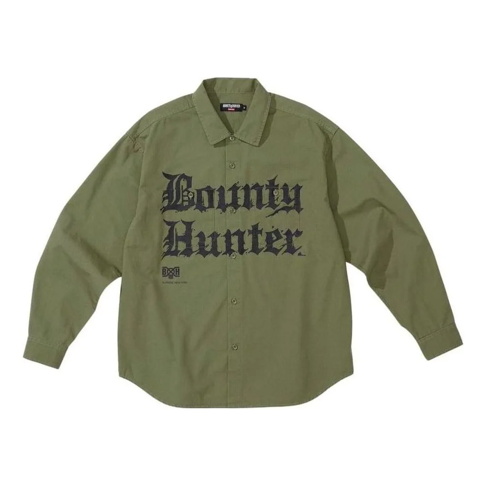 Supreme x BOUNTY HUNTER FW23 Week6 Ripstop Shirt 'Olivegreen' SUP-FW23-115
