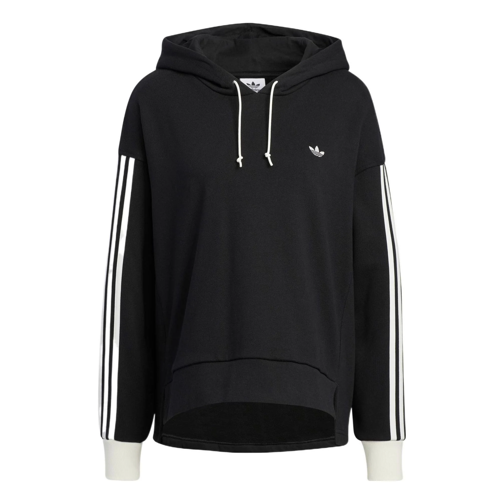 (WMNS) adidas Originals Trefoil Hoodie 'Black' IC8137