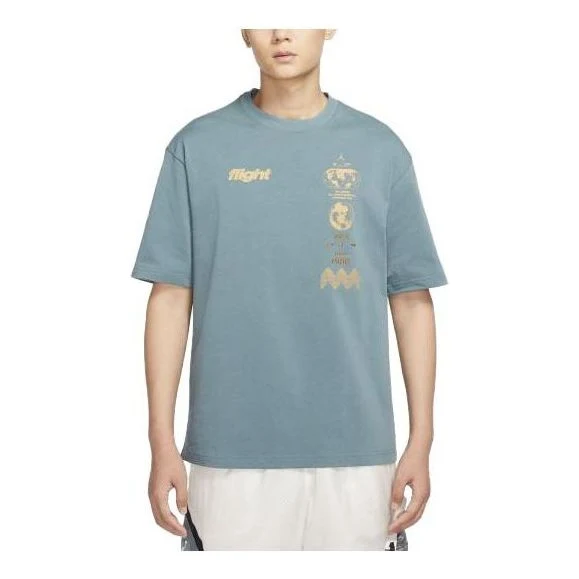 Air Jordan Heritage Short Sleeve Tee 'Blue' DV3076-384