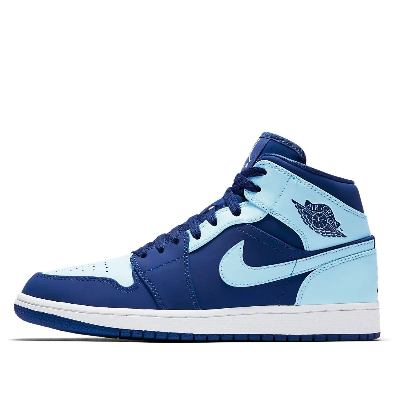 Air Jordan 1 Retro Mid 'Ice Blue' 554724-400