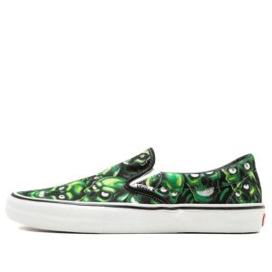 Vans Supreme x Slip-On 'Glow-In-The-Dark Skull Pile' VN0A347V3FW