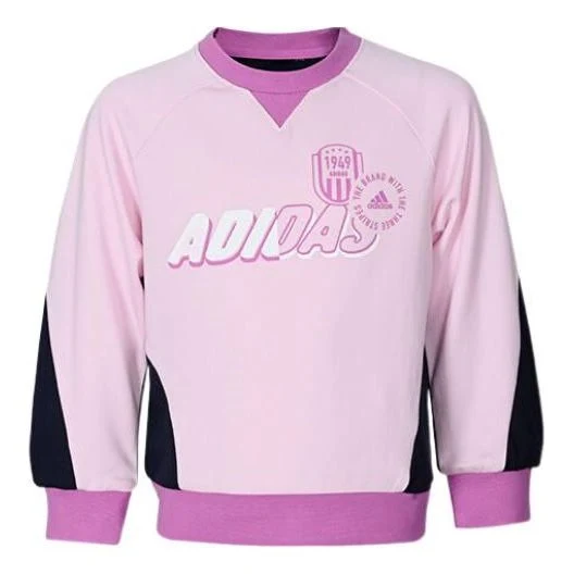 (PS) adidas LG IN Knit Crew 'Pink' HM5209