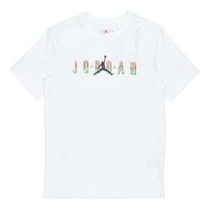 Air Jordan MENS Sport DNA Crew Neck Printed Short Sleeve White CZ8084-100