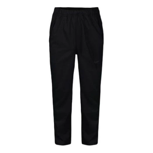 Nike embroidered side logo casual pants 'Black' DQ1904-010