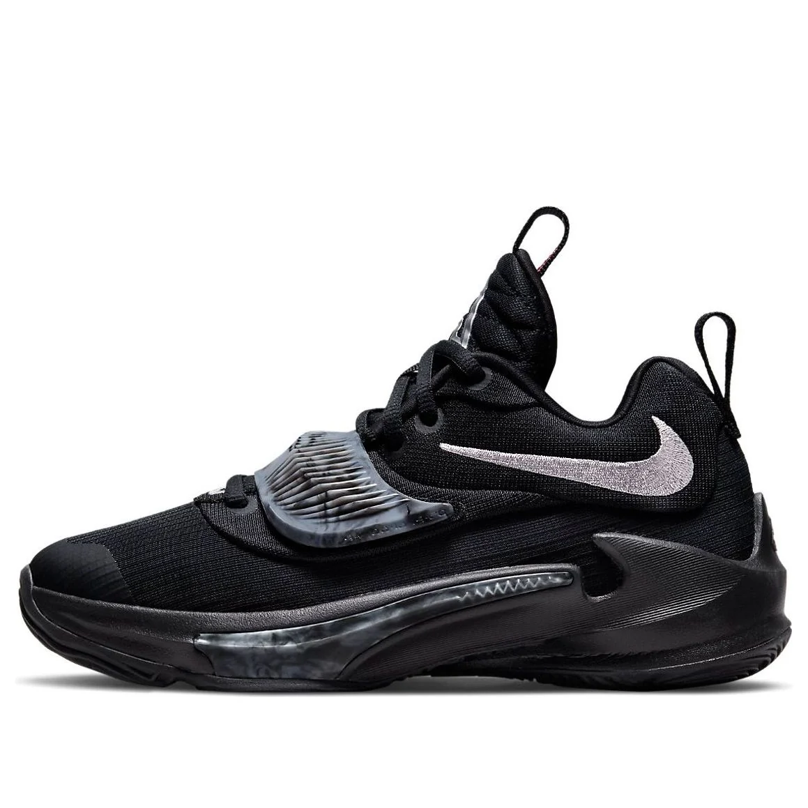 (GS) Nike Zoom Freak 3 'Black Metallic Silver' DB4158-002