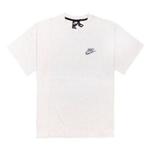 Nike Sportswear Loose Casual Sports Round Neck Short Sleeve White CU4510-904