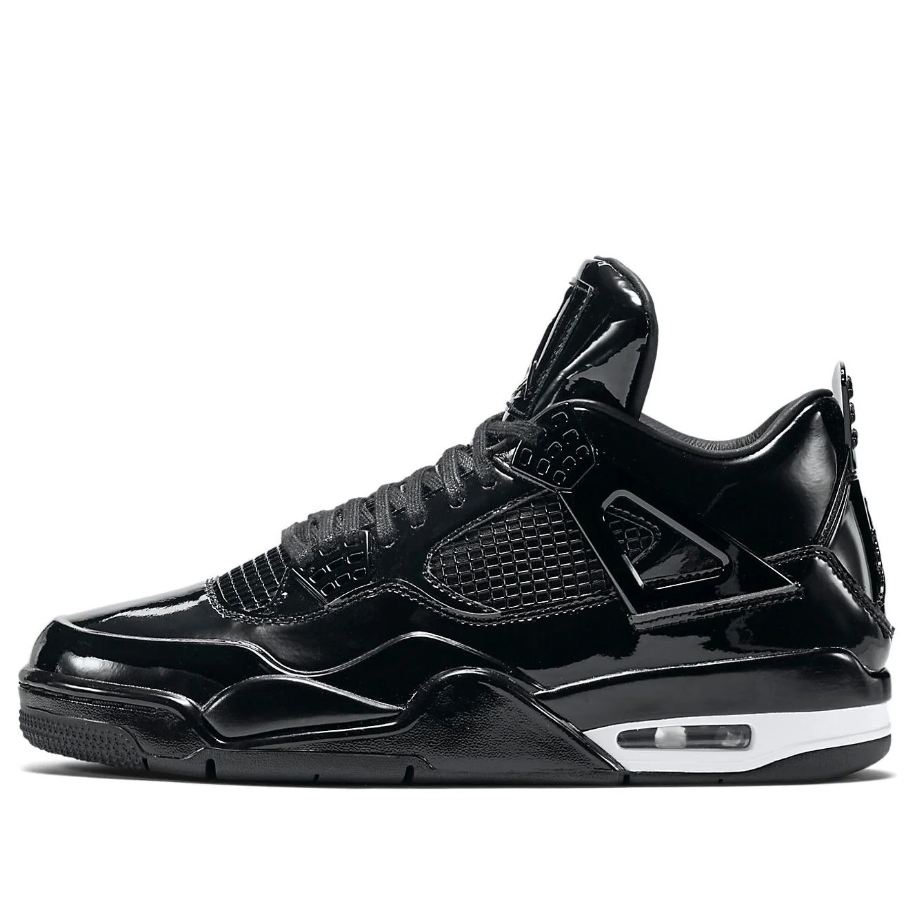 Air Jordan 4 Retro 11Lab4 'Black Patent Leather' 719864-010