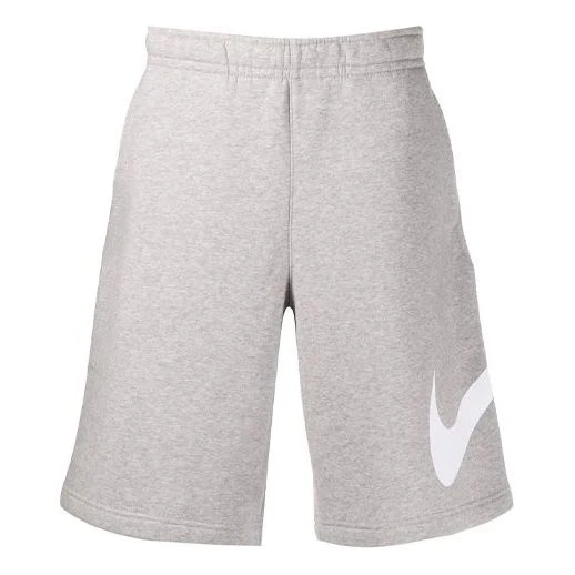 Nike Logo Drawstring Athleisure Casual Sports Shorts Gray BV2721-063