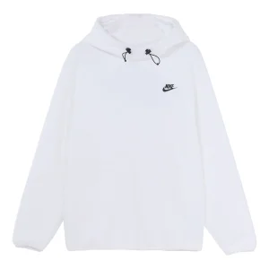 Nike Sportswear Sport Casual Sports Breathable Fleece Pullover 'White' DD5014-100