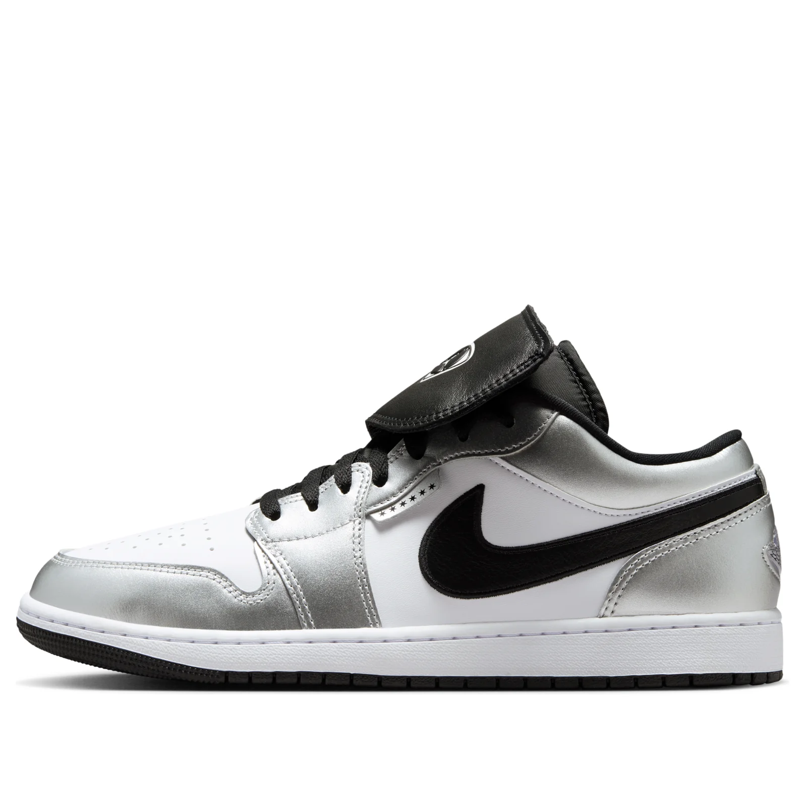 Air Jordan 1 Low SE 'Metallic Silver Tiempo' IR2278-100