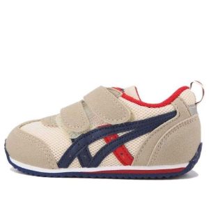 (TD) ASICS Idaho Mini 3 Shoes 'Beige Navy Red' 1144A271-250
