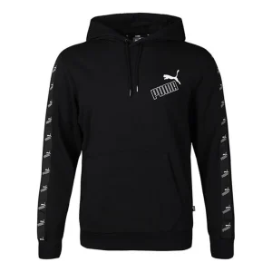 PUMA Amplified Printed Hooded Fleece Black 583518-01