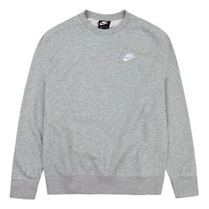 Nike Men's Sportswear Club Crw Casual Sport Round NeckLong Sleeve Shirt Men's Grey BV2666-063